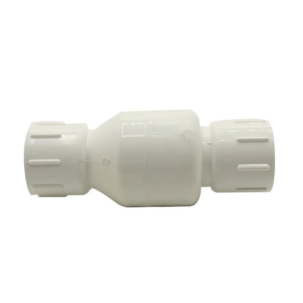 Thrifco Plumbing 1/2 Inch Slip PVC Spring Check Valve 6415195 - main
